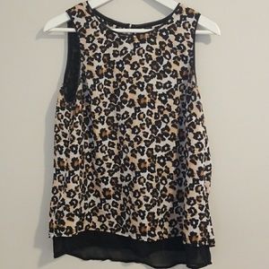 Cheetah print tank